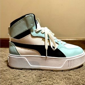 Puma platform high tops (like new)